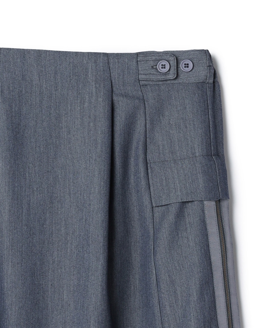 ATSURO TAYAMA サイドジップフレアスカート_sub_4