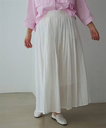 ATSURO TAYAMA コットン刺繍ロング丈フレアスカート_subthumb_14