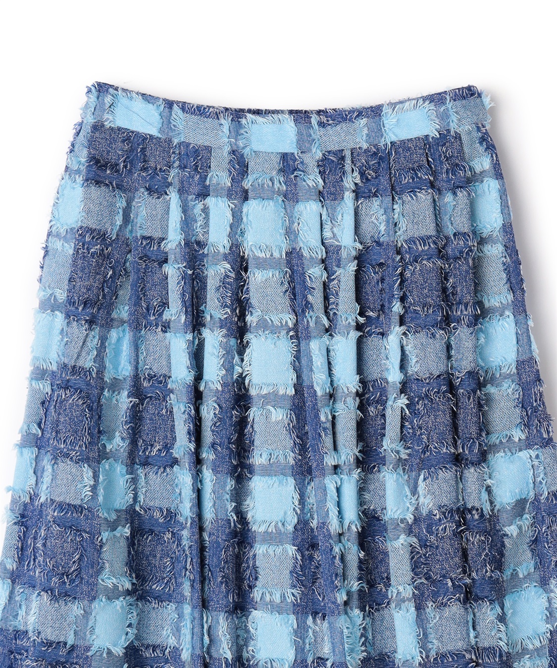 ATSURO TAYAMA ジャカードチェックフレアスカート_sub_2