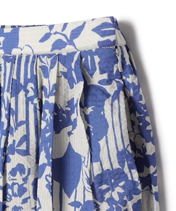 ATSURO TAYAMA モノトーンストライプ×フラワードレープスカート_subthumb_20