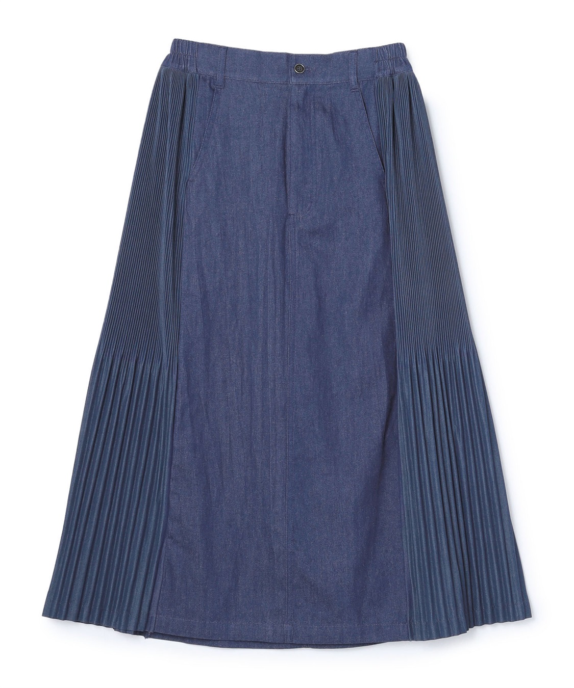 ATSURO TAYAMA サイドプリーツデニムスカート_sub_3