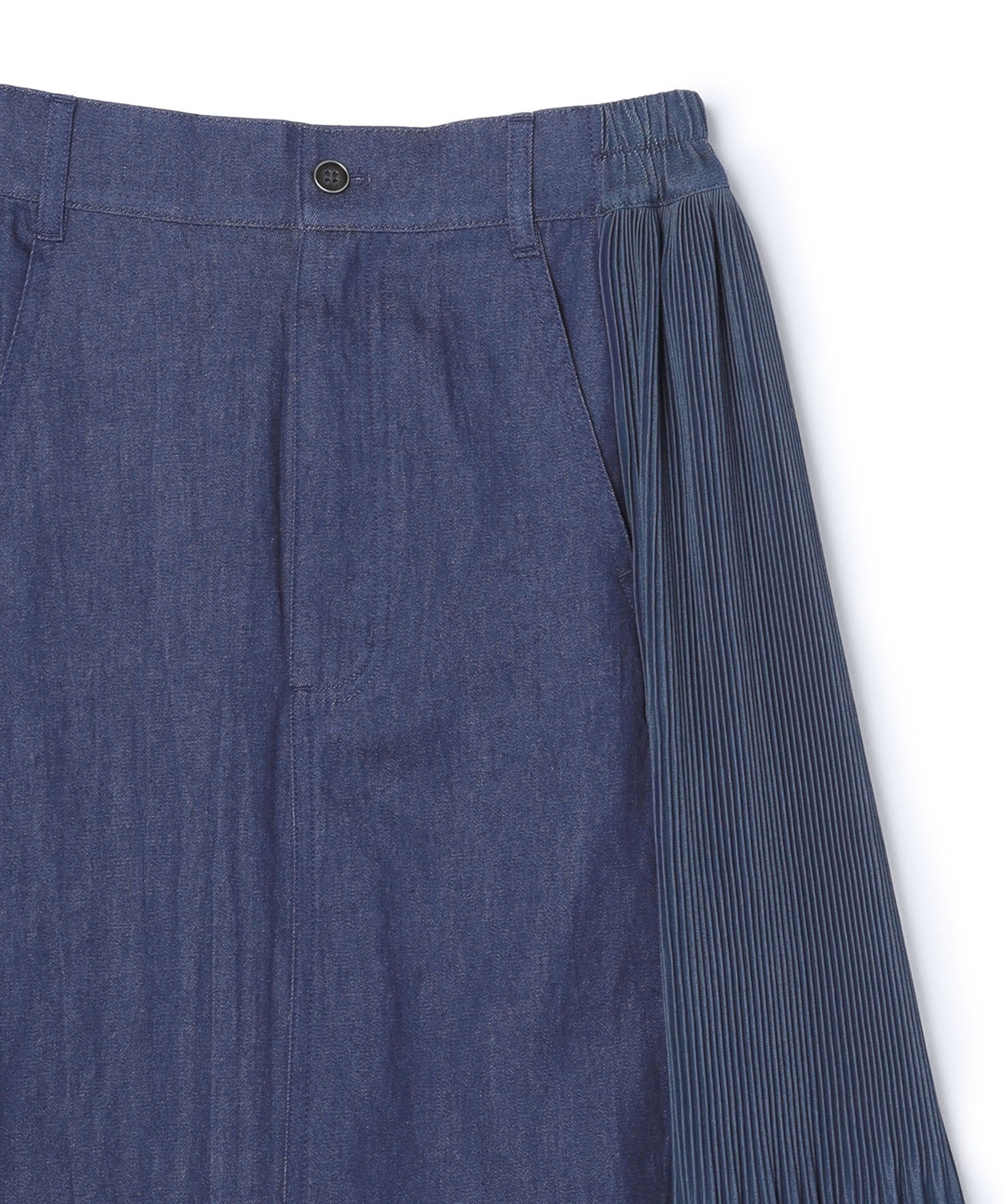 ATSURO TAYAMA サイドプリーツデニムスカート_sub_6