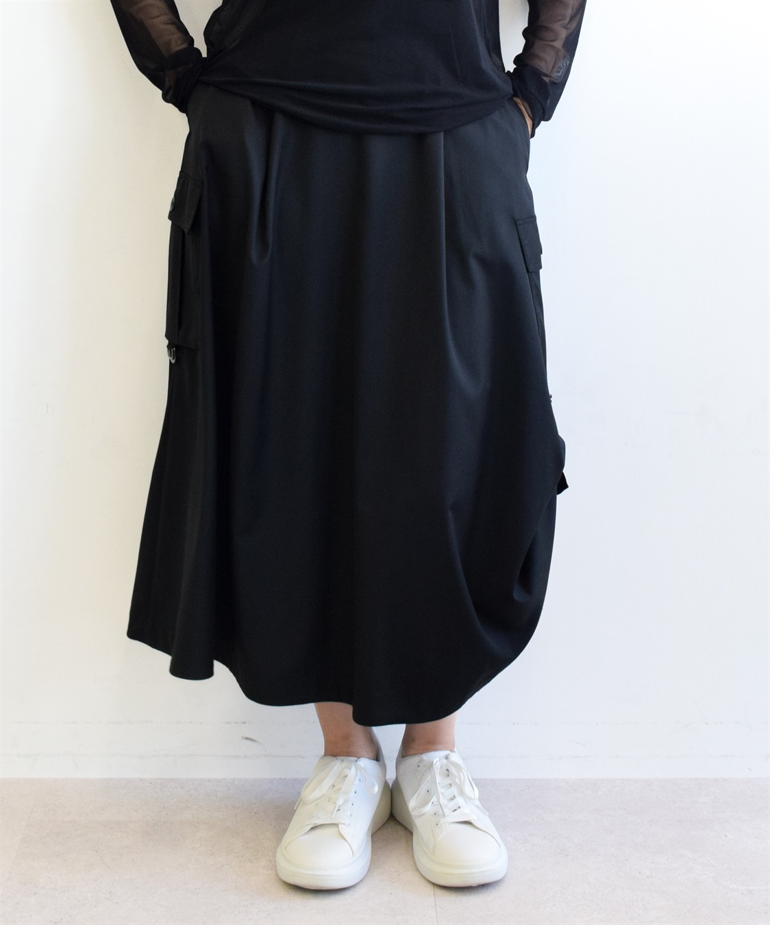 2WAYミディ丈カーゴスカート ATSURO TAYAMA｜クロスプラス公式通販サイト