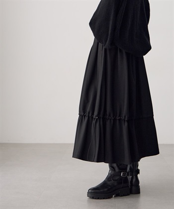 ATSURO TAYAMA ドロストコード付きロング丈スカート_subthumb_14