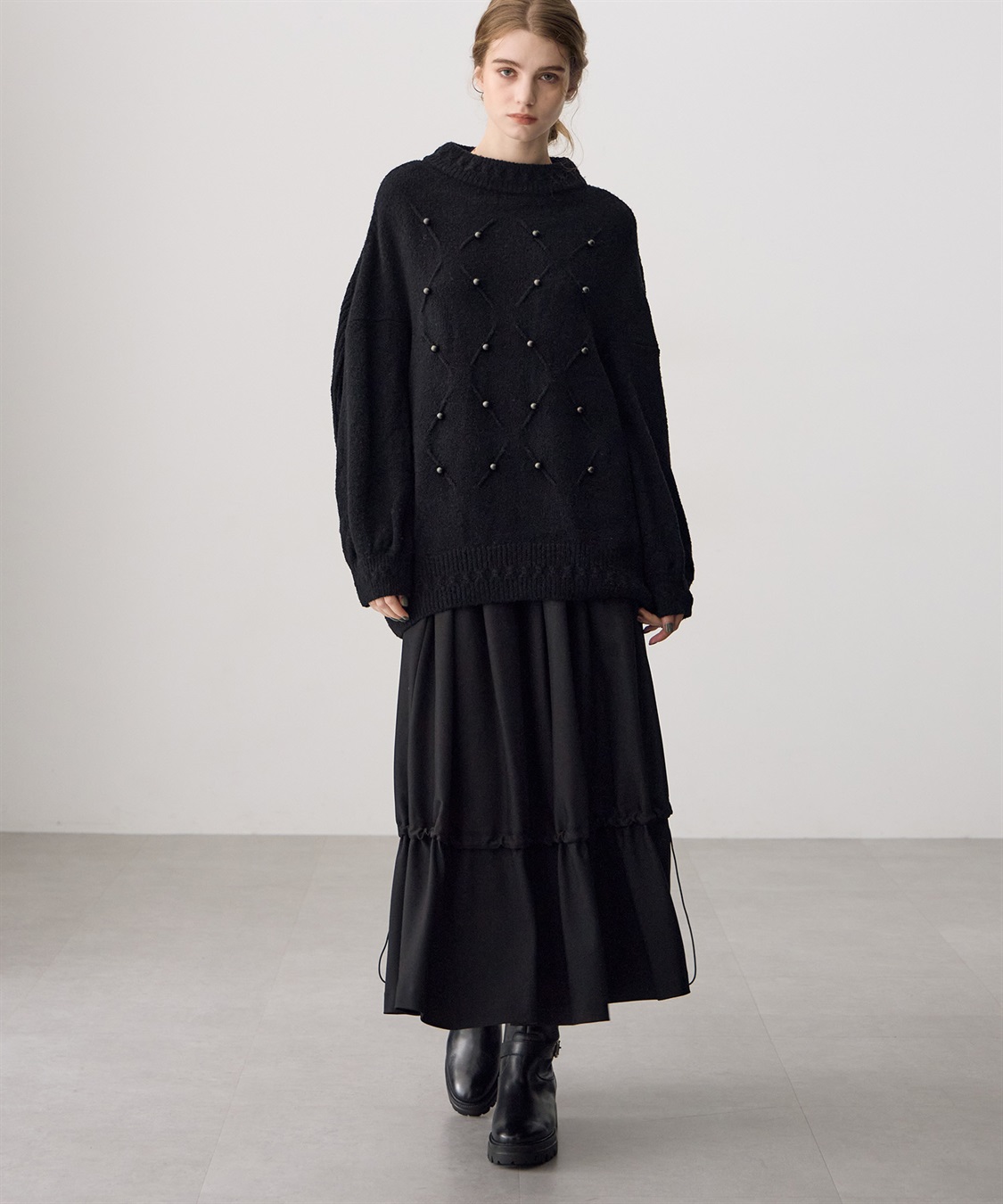 ATSURO TAYAMA ドロストコード付きロング丈スカート_sub_19