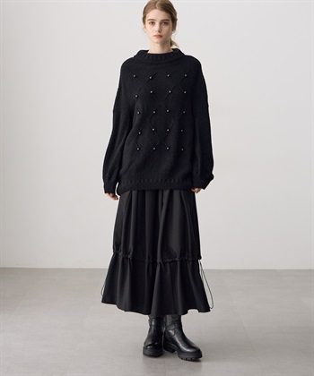 ATSURO TAYAMA ドロストコード付きロング丈スカート_subthumb_20