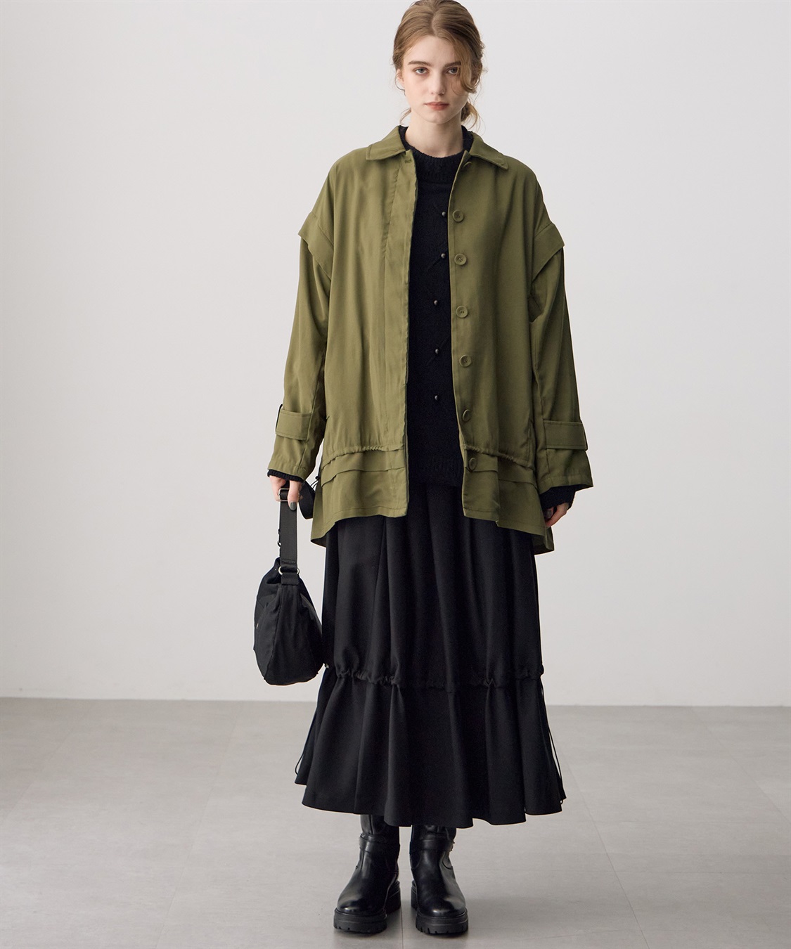 ATSURO TAYAMA ドロストコード付きロング丈スカート_sub_21