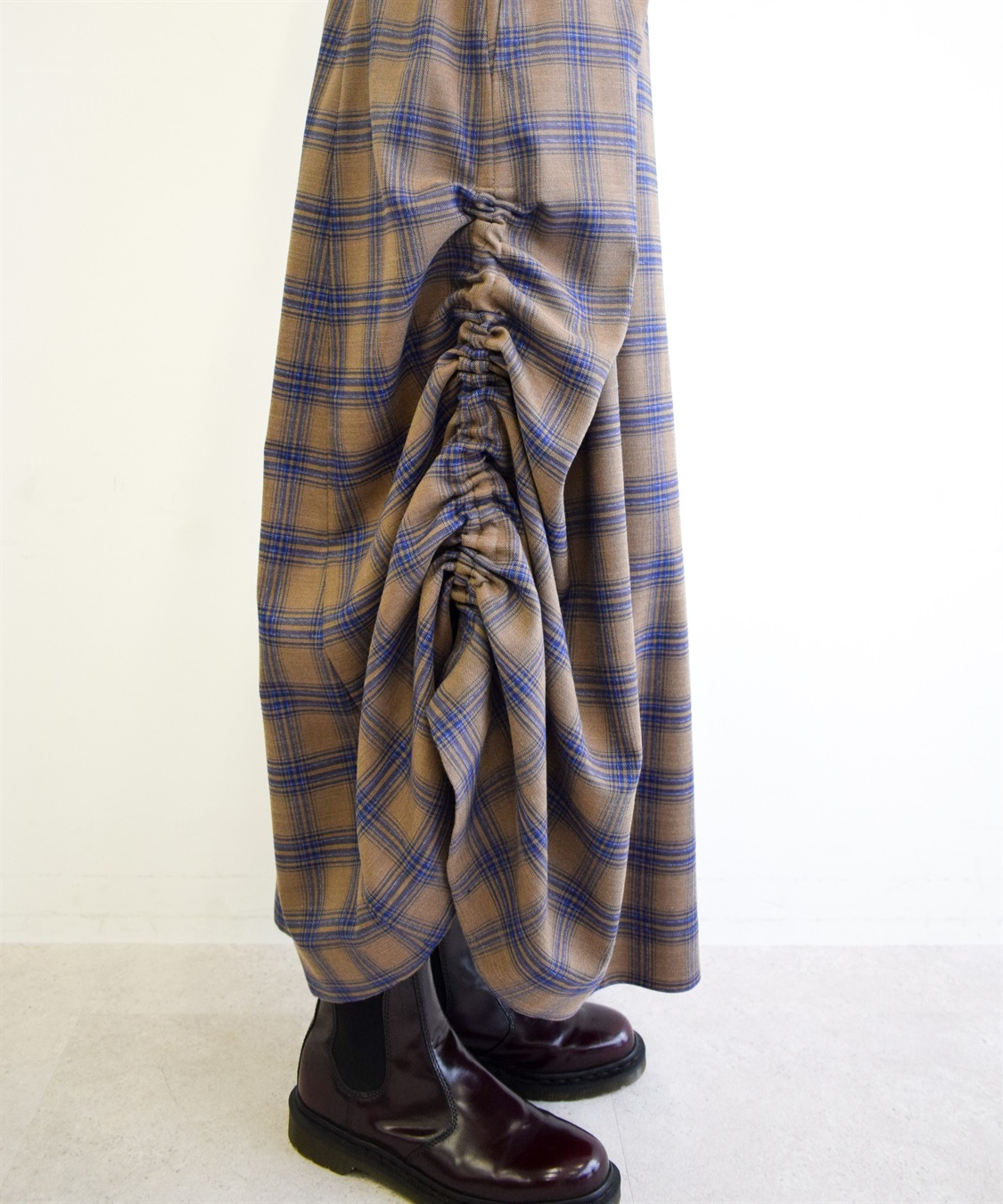 ATSURO TAYAMA チェック柄ロング丈スカート ※1/22(木)以降の発送_sub_9