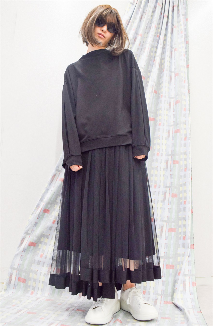 ATSURO TAYAMA メッシュフレアスカート_sub_6
