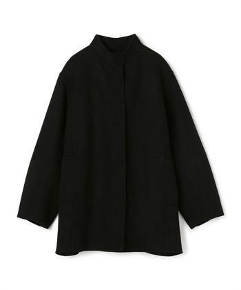 ATSURO TAYAMA ダブルフェイススタンドカラーショートコート_subthumb_1