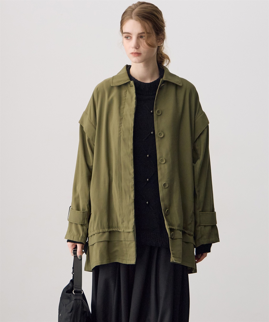 ATSURO TAYAMA レーヨン混2WAYコート_sub_3