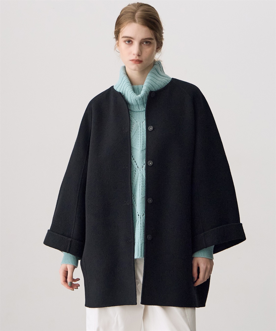 ATSURO TAYAMA ノーカラーコート_sub_1