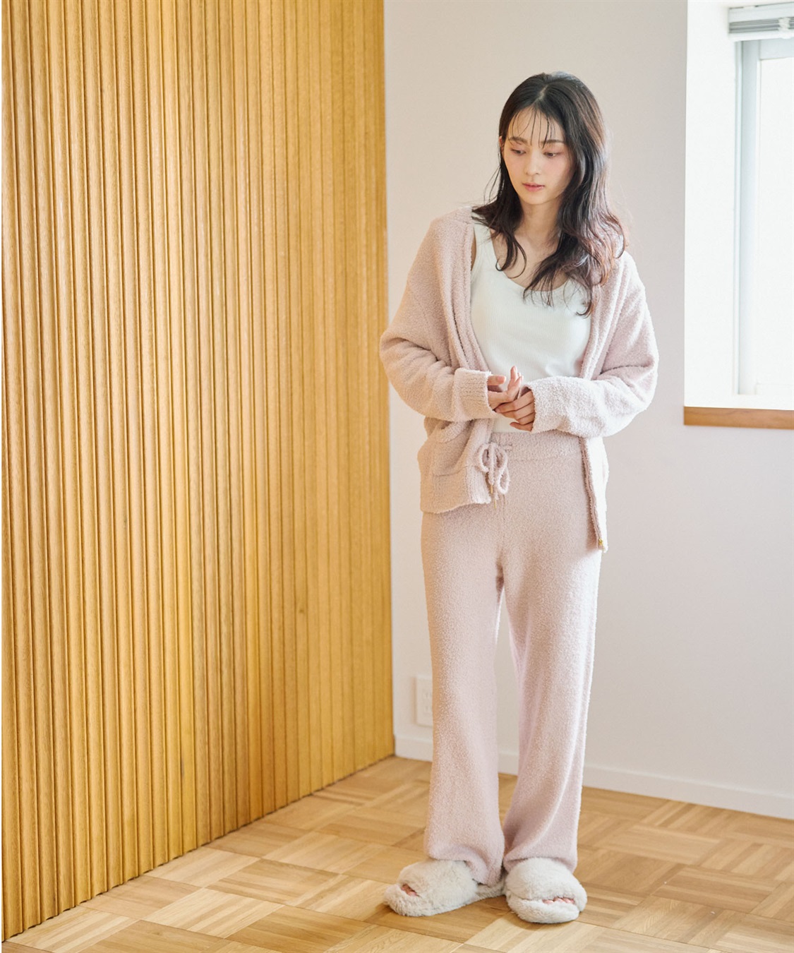 Life Style by cross marche 【LAFUKU/ラフク】もちふわマシュマロニットZIPパーカー/ルームウェア（上下別売り）_sub_8
