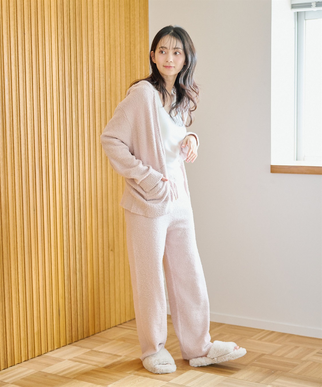 Life Style by cross marche 【LAFUKU/ラフク】もちふわマシュマロニットZIPパーカー/ルームウェア（上下別売り）_sub_9