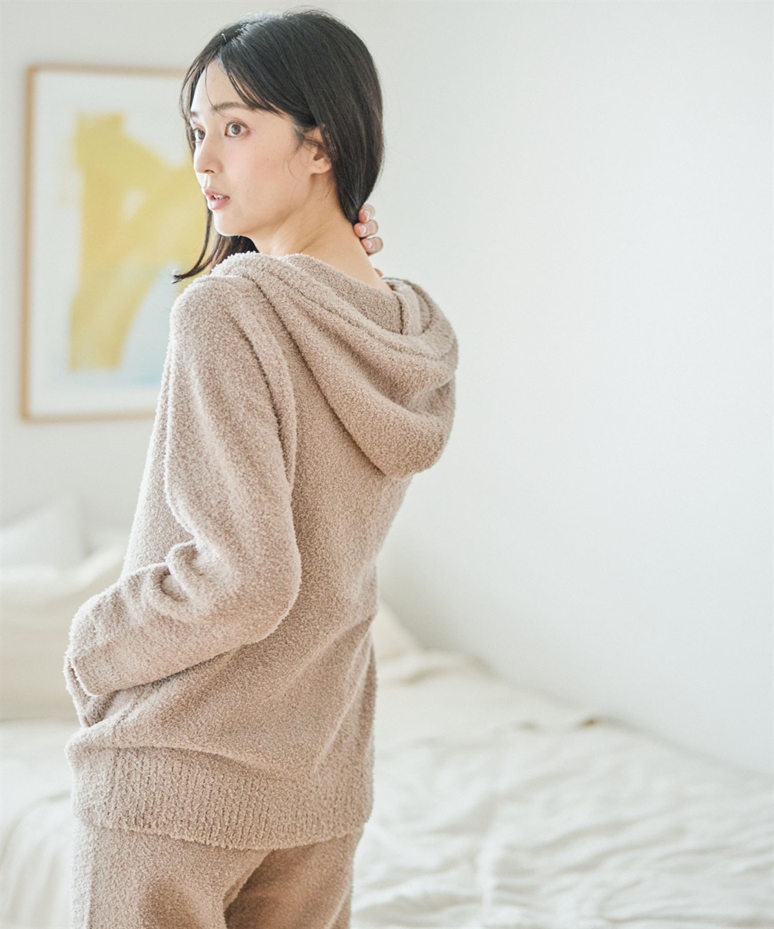 Life Style by cross marche 【LAFUKU/ラフク】もちふわマシュマロニットZIPパーカー/ルームウェア（上下別売り）_sub_11