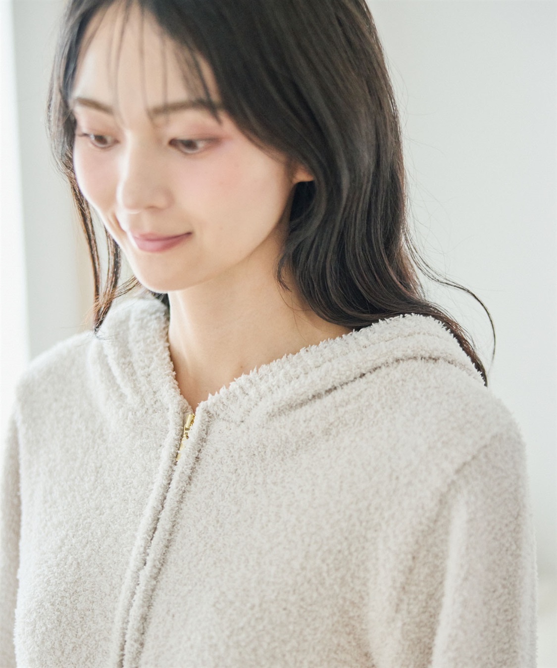 Life Style by cross marche 【LAFUKU/ラフク】もちふわマシュマロニットZIPパーカー/ルームウェア（上下別売り）_sub_20