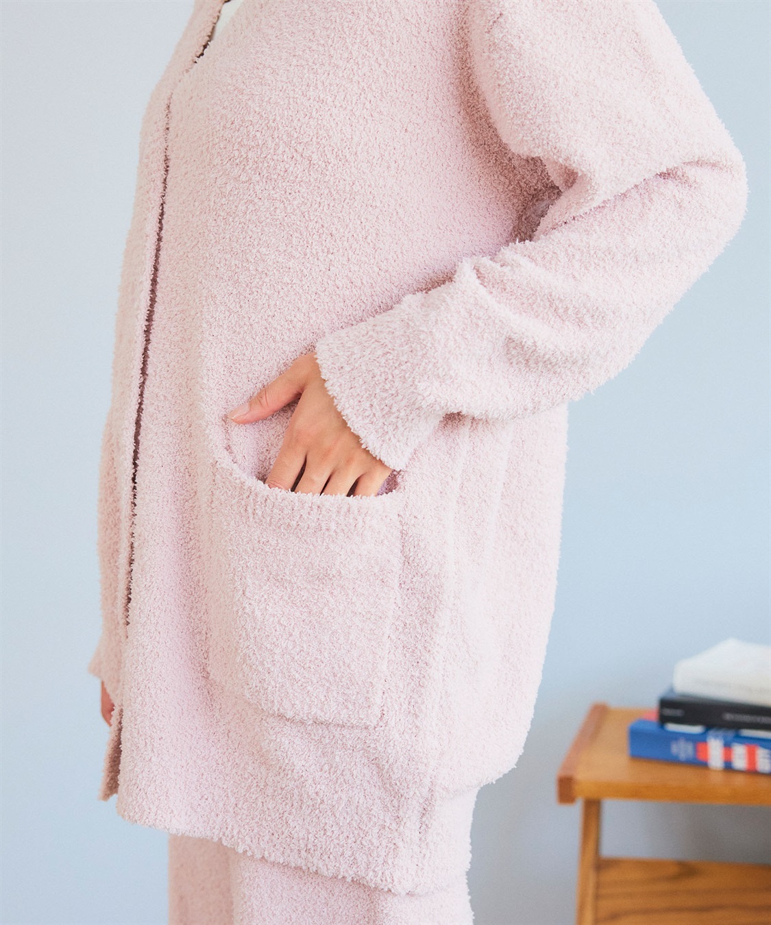 Life Style by cross marche 【LAFUKU/ラフク】もちふわマシュマロニットVネックカーディガン/ルームウェア（上下別売り）_sub_16