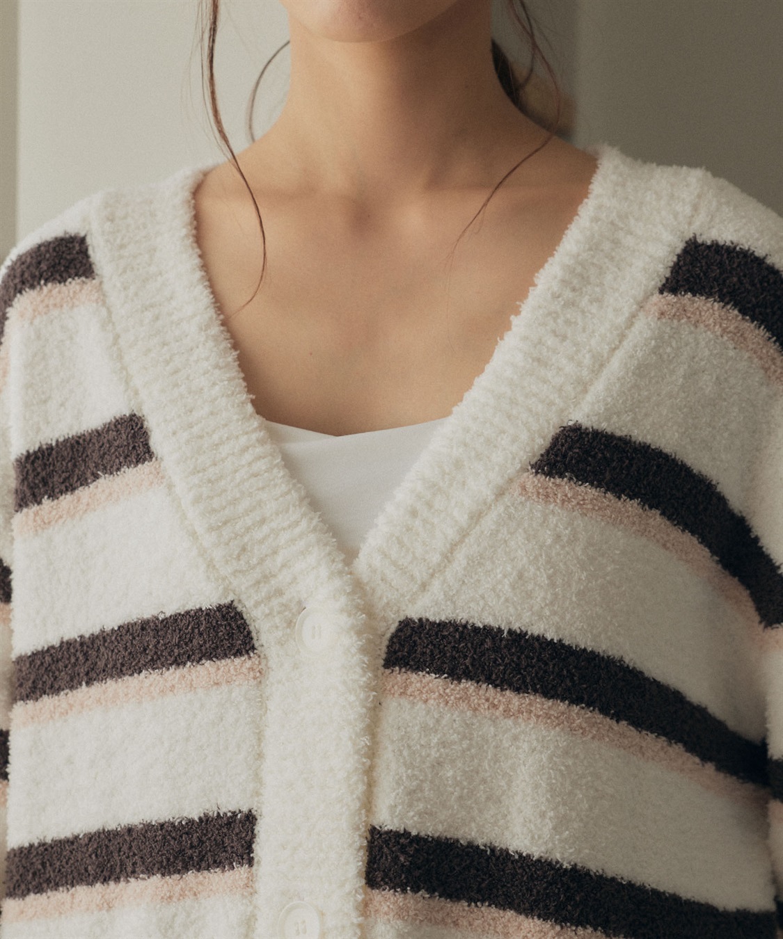LAFUKU 【LAFUKU/ラフク】もちふわマシュマロニットVネックカーディガン/ルームウェア（上下別売り）_sub_40
