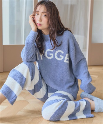 Life Style by cross marche 【LAFUKU】マシュマロニットHYGGEロゴプルオーバー※パンツ別売り_subthumb_4