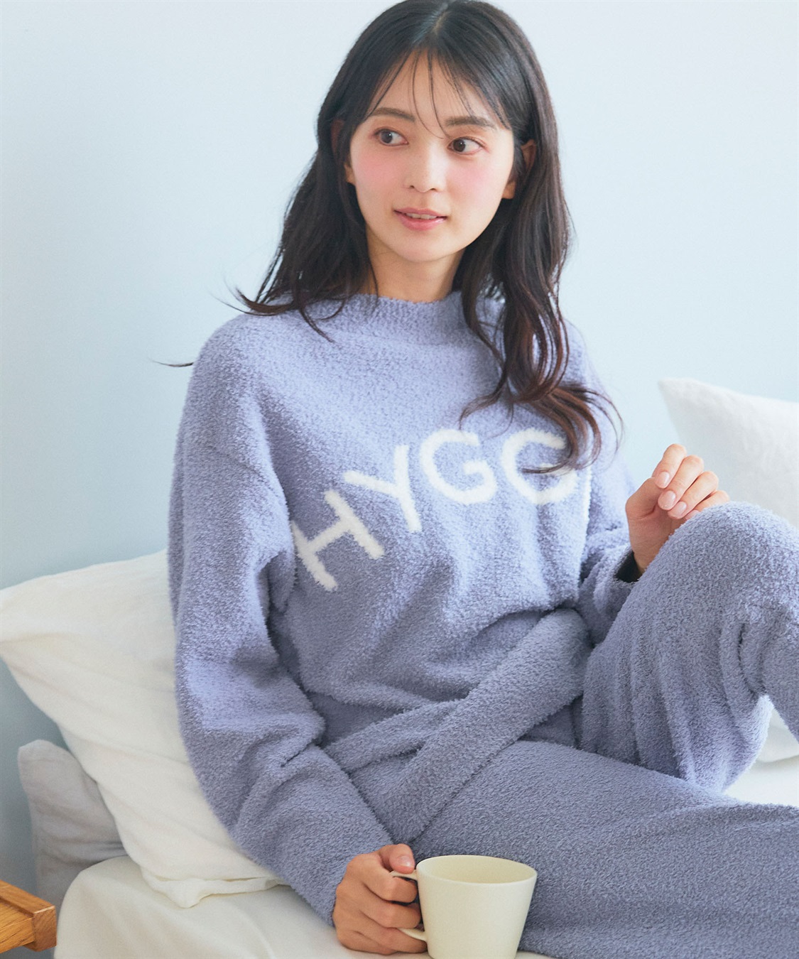 LAFUKU 【LAFUKU/ラフク】もちふわマシュマロニットHYGGEロゴトップス/ルームウェア（上下別売り）_sub_6