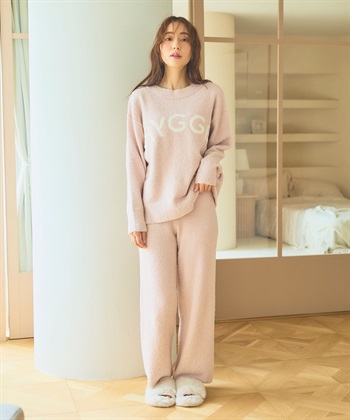 Life Style by cross marche 【LAFUKU】マシュマロニットHYGGEロゴプルオーバー※パンツ別売り_subthumb_13