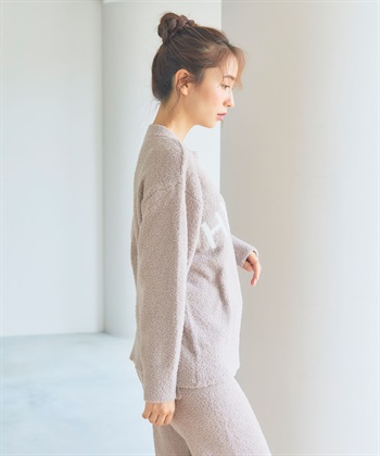 Life Style by cross marche 【LAFUKU】マシュマロニットHYGGEロゴプルオーバー※パンツ別売り_subthumb_21