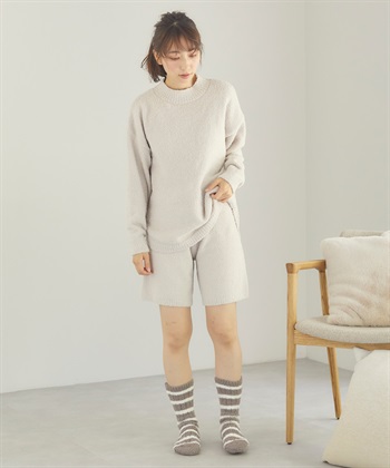 Life Style by cross marche 【LAFUKU】マシュマロニットハーフパンツ（ラフク）_subthumb_7