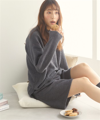 Life Style by cross marche 【LAFUKU】マシュマロニットハーフパンツ（ラフク）_subthumb_16