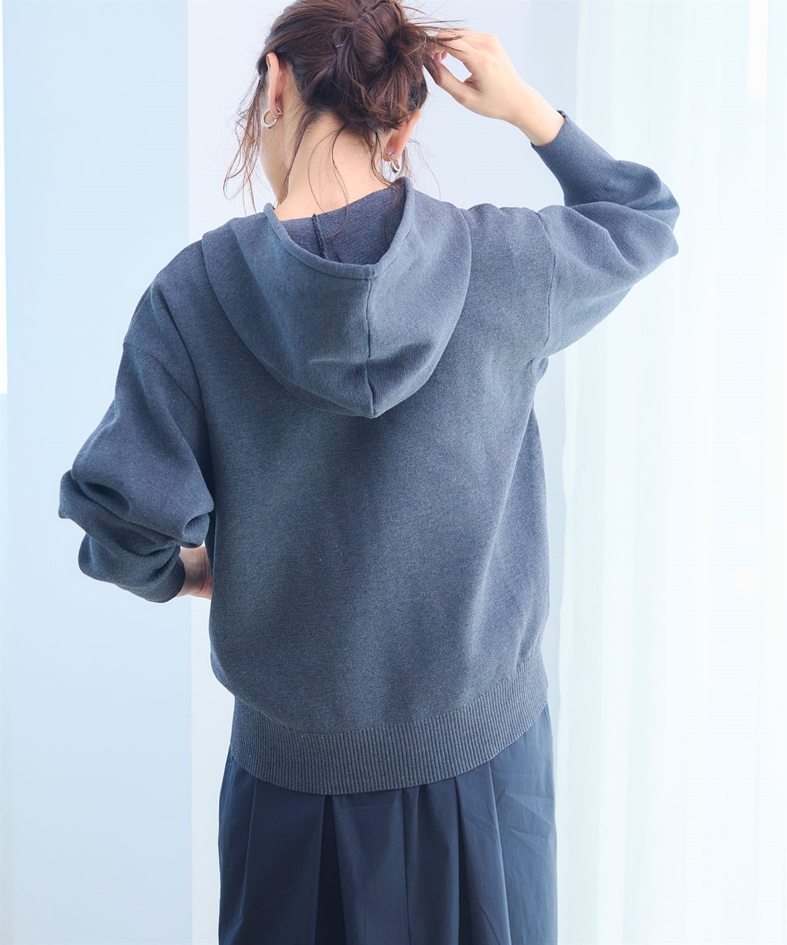 CROSS FUNCTION 《洗える》マシュマロミラノニットパーカー●セットアップ可能●【CF/クロスファンクション】_sub_11