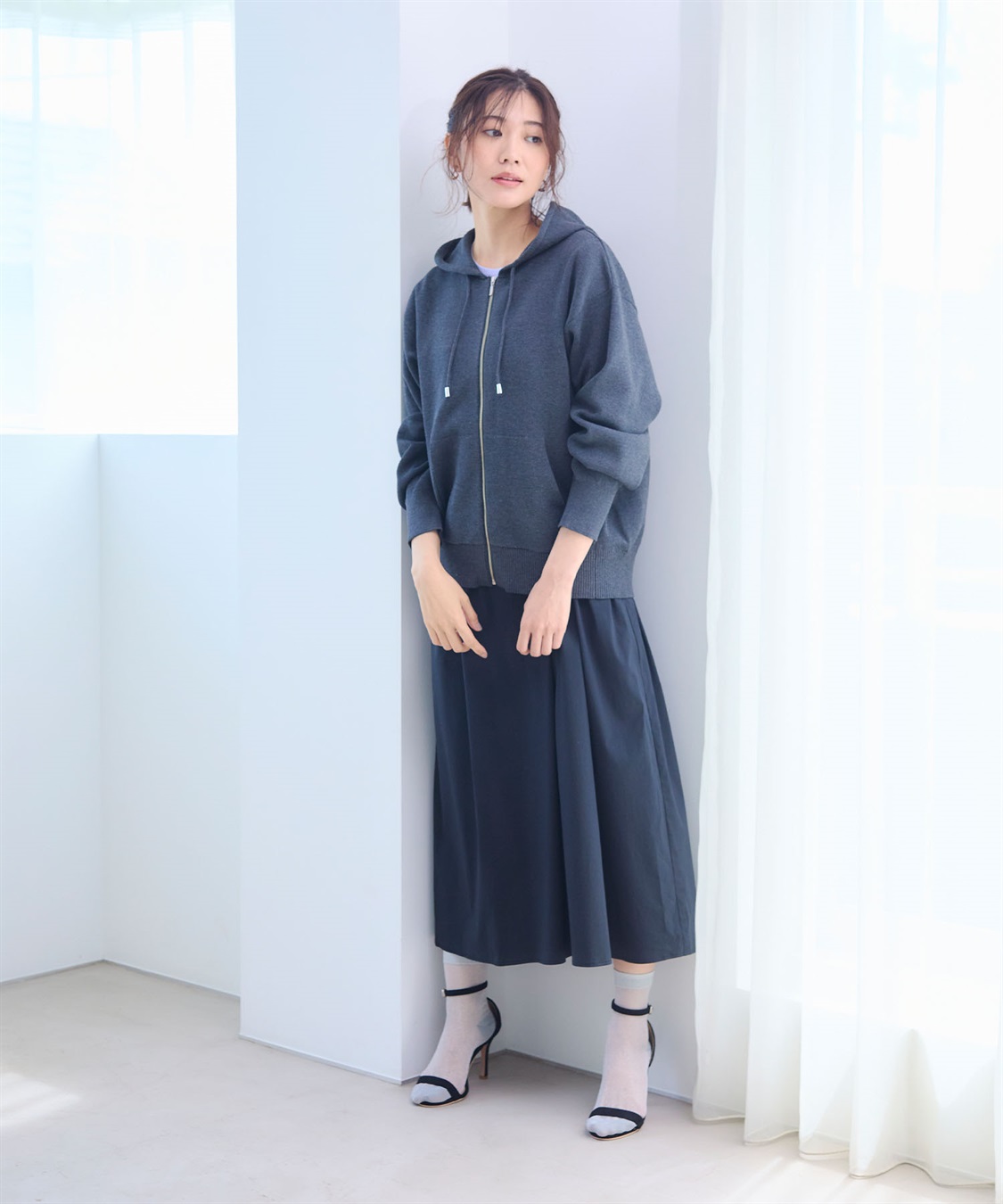 CROSS FUNCTION 《洗える》マシュマロミラノニットパーカー●セットアップ可能●【CF/クロスファンクション】_sub_13