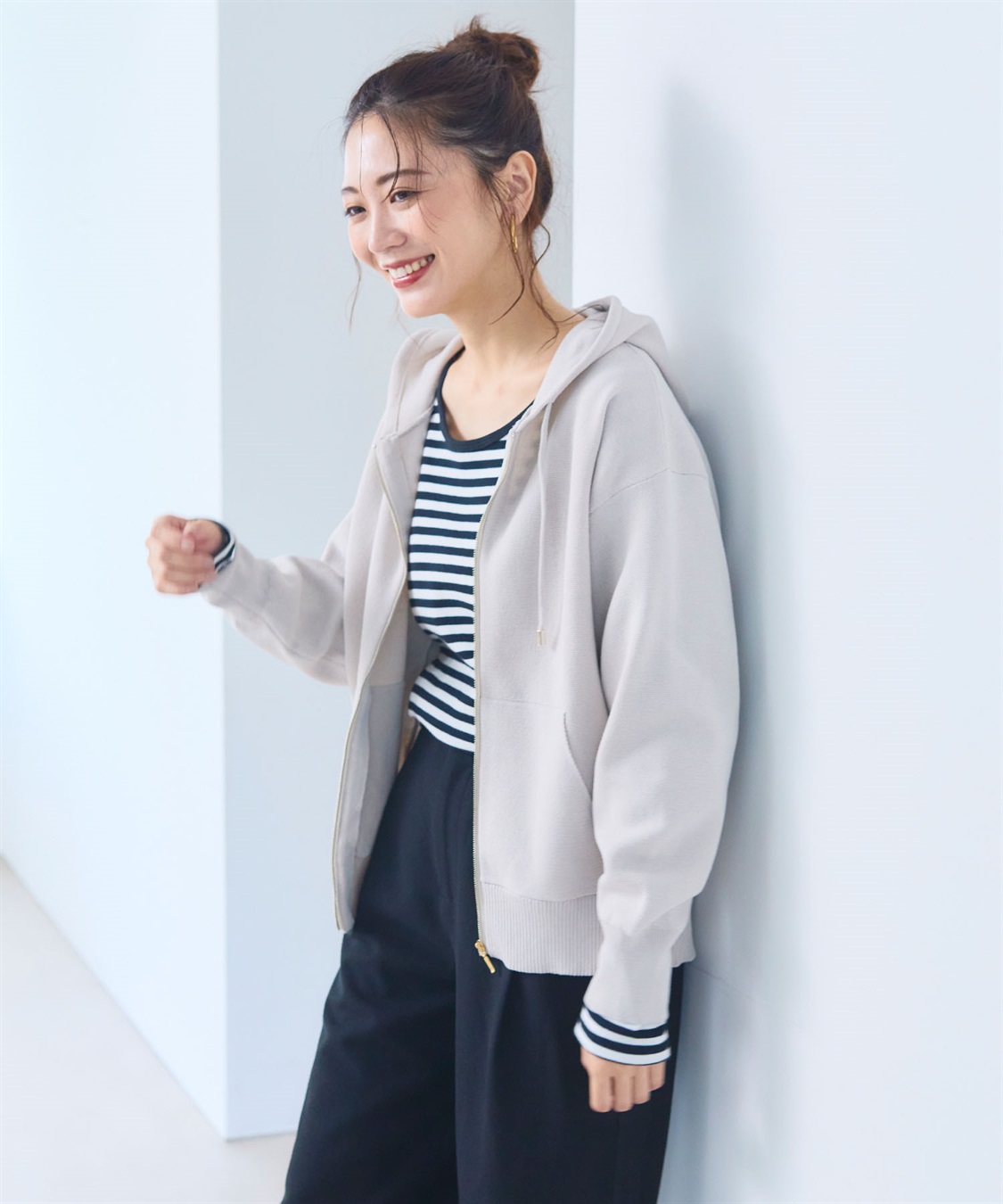 CROSS FUNCTION 《洗える》マシュマロミラノニットパーカー●セットアップ可能●【CF/クロスファンクション】_sub_18