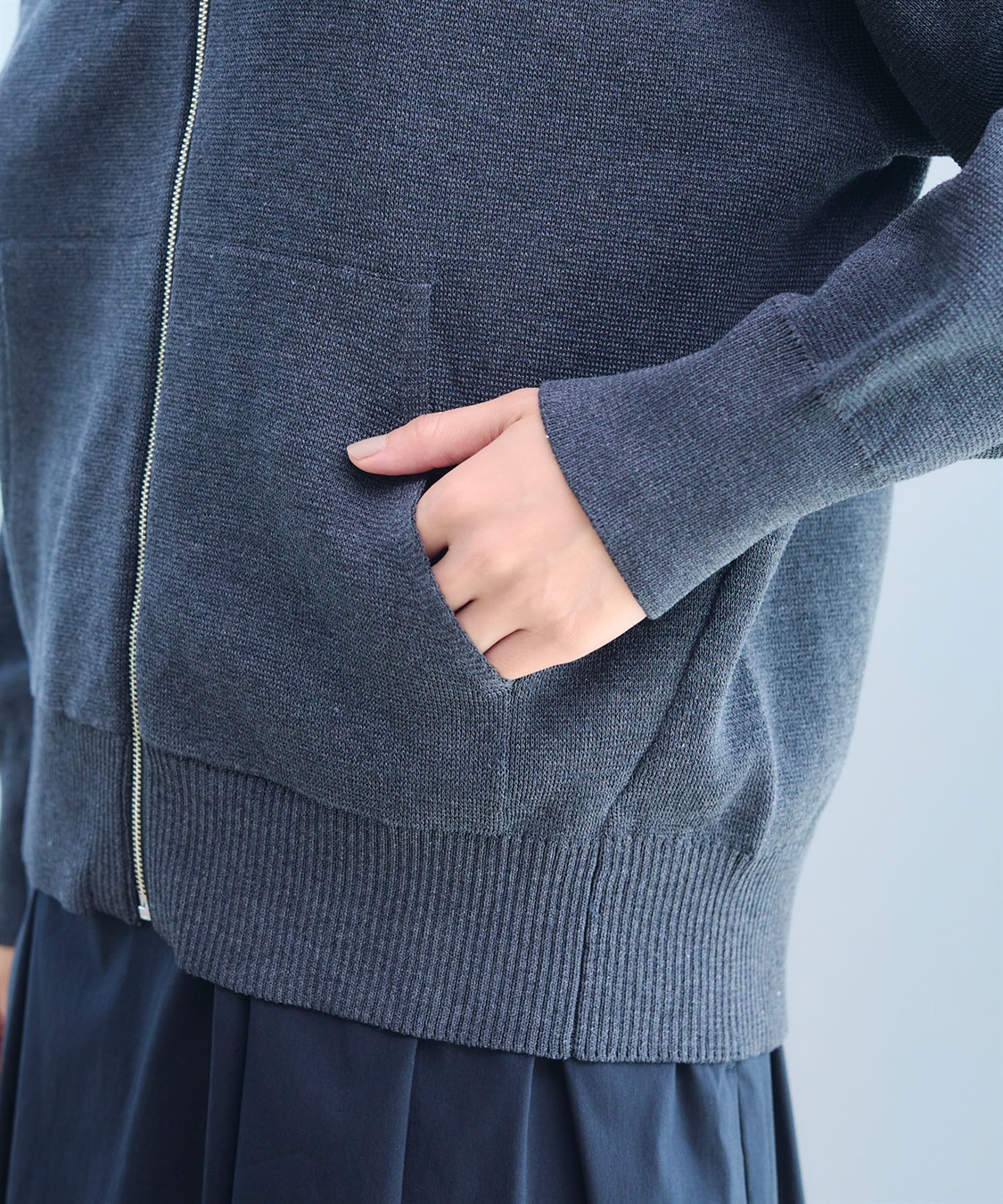 CROSS FUNCTION 《洗える》マシュマロミラノニットパーカー●セットアップ可能●【CF/クロスファンクション】_sub_26