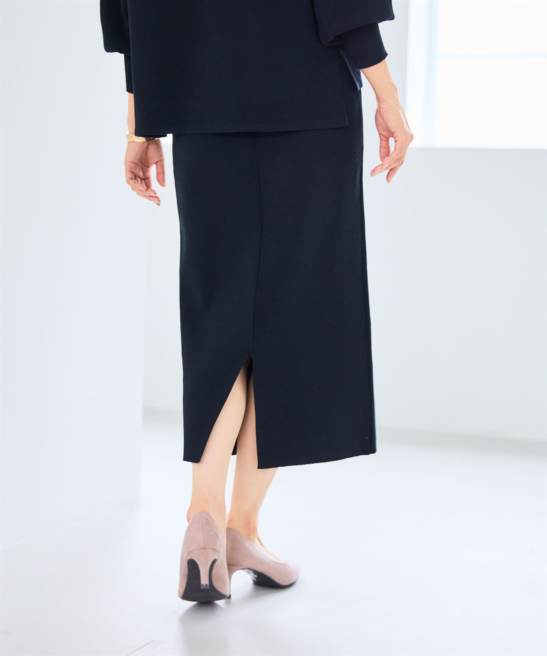 CROSS FUNCTION 《洗える》マシュマロミラノニットスカート●セットアップ可能●【CF/クロスファンクション】_sub_6