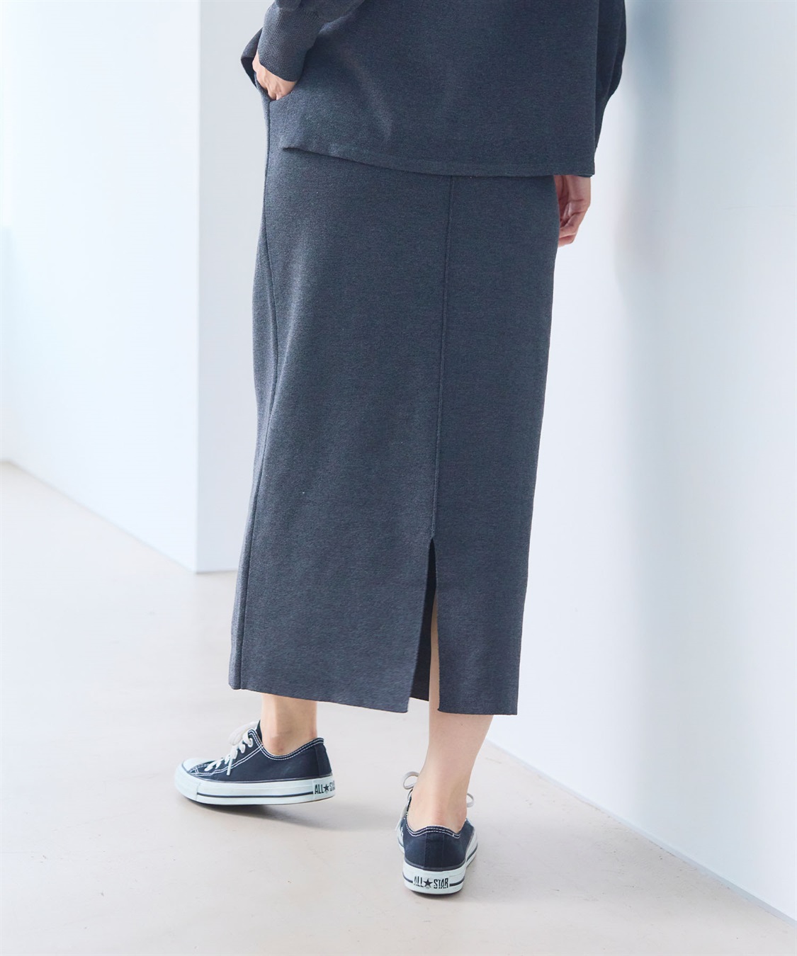 CROSS FUNCTION 《洗える》マシュマロミラノニットスカート●セットアップ可能●【CF/クロスファンクション】_sub_14