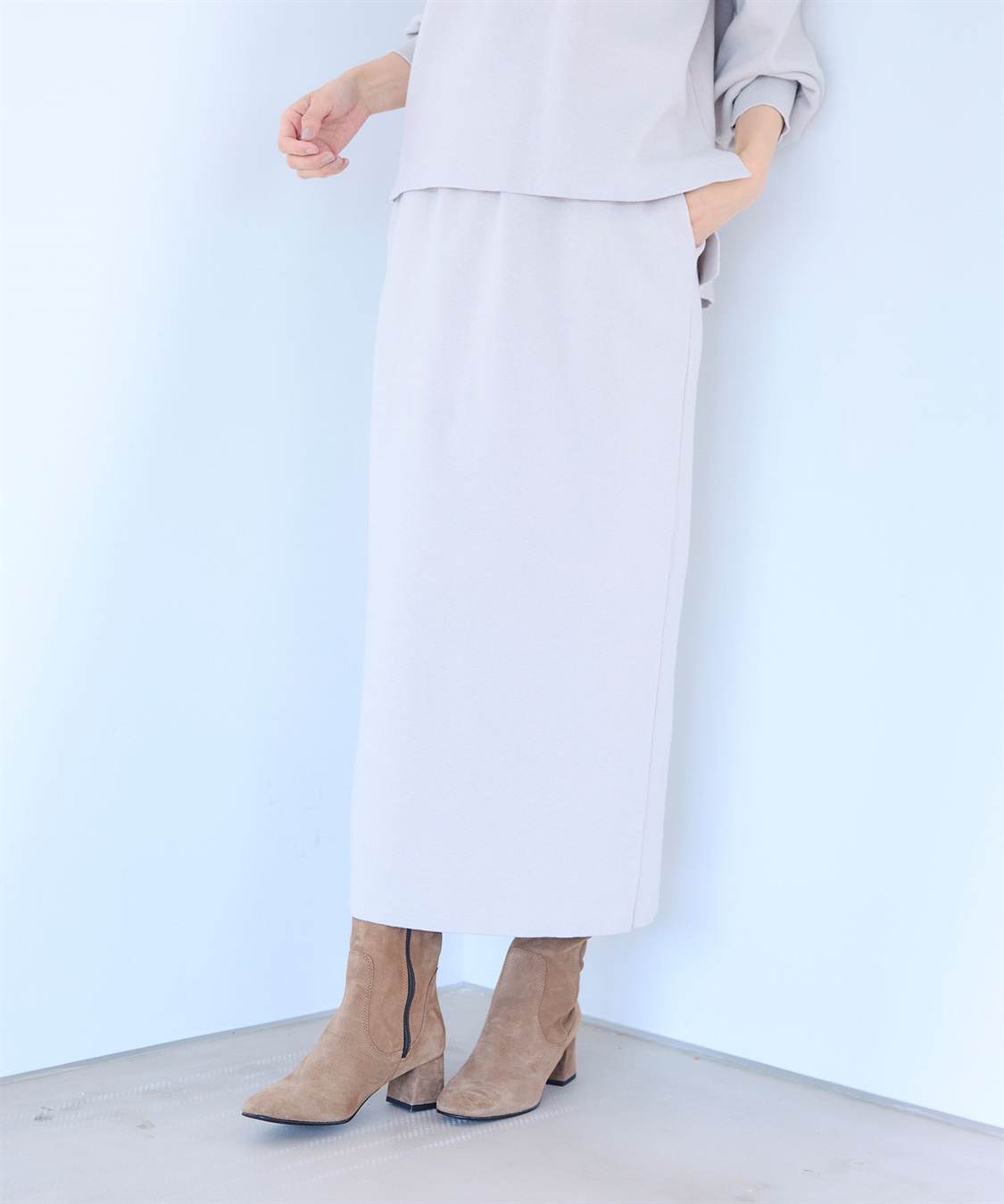 CROSS FUNCTION 《洗える》マシュマロミラノニットスカート●セットアップ可能●【CF/クロスファンクション】_sub_22