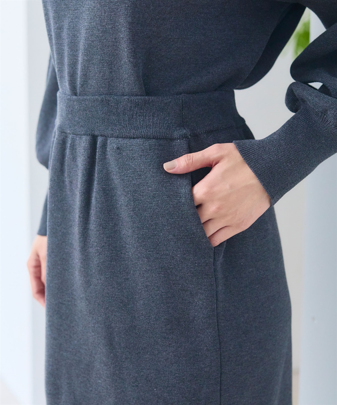 CROSS FUNCTION 《洗える》マシュマロミラノニットスカート●セットアップ可能●【CF/クロスファンクション】_sub_28