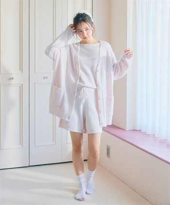 LAFUKU 【LAFUKU/ラフク】もこふわマシュマロルームウェアVネックカーディガン《セットアップ対応/上下別売り》_subthumb_19