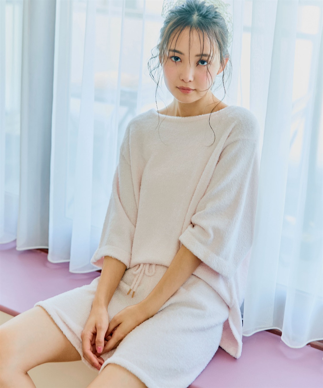 LAFUKU 【LAFUKU/ラフク】もこふわマシュマロルームウェアハーフパンツ《セットアップ対応/上下別売り》_sub_15