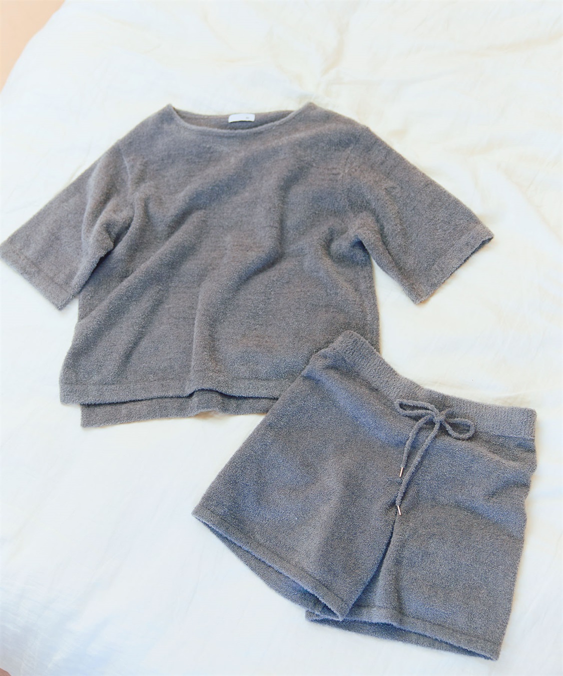 LAFUKU 【LAFUKU/ラフク】もこふわマシュマロルームウェアハーフパンツ《セットアップ対応/上下別売り》_sub_24