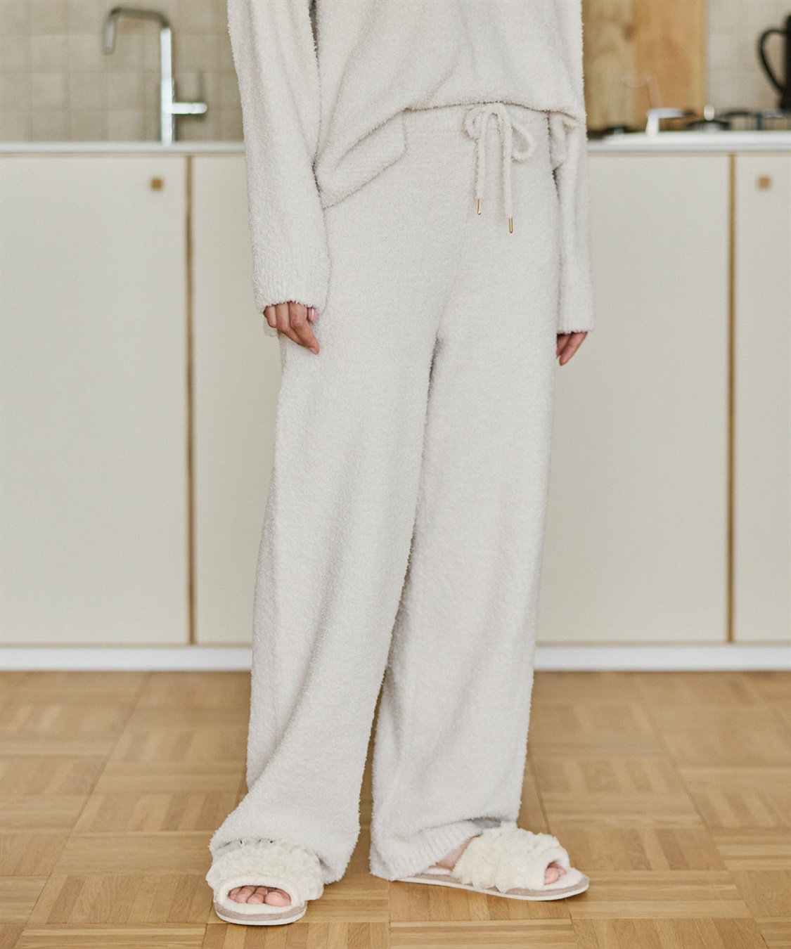 Life Style by cross marche 【LAFUKU/ラフク】もちふわマシュマロニットロングパンツ/ルームウェア（上下別売り）_sub_1