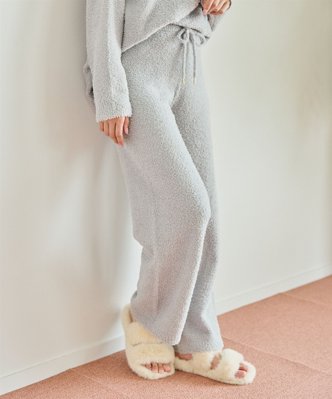 Life Style by cross marche 【LAFUKU/ラフク】もちふわマシュマロニットロングパンツ/ルームウェア（上下別売り）_sub_6