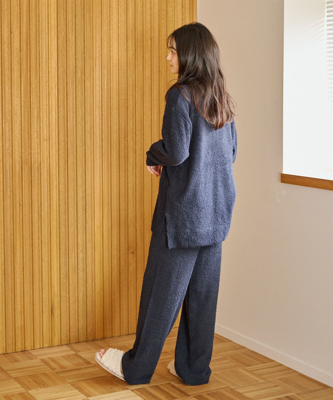 Life Style by cross marche 【LAFUKU/ラフク】もちふわマシュマロニットロングパンツ/ルームウェア（上下別売り）_sub_9