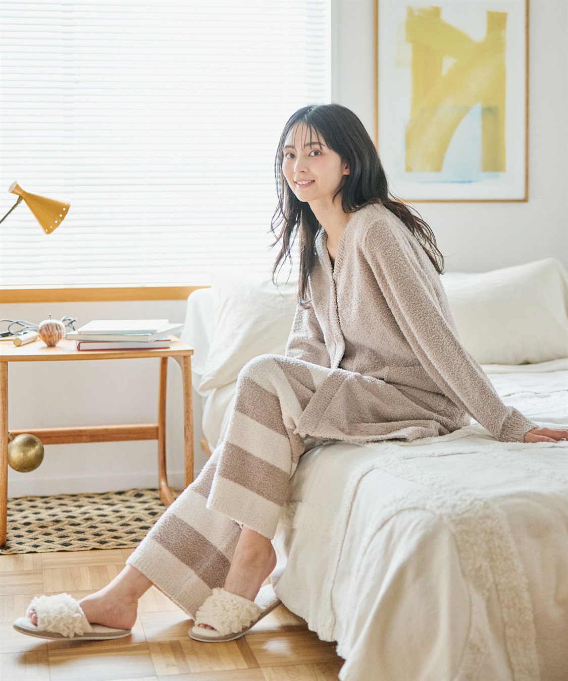 Life Style by cross marche 【LAFUKU/ラフク】もちふわマシュマロニットロングパンツ/ルームウェア（上下別売り）_sub_22