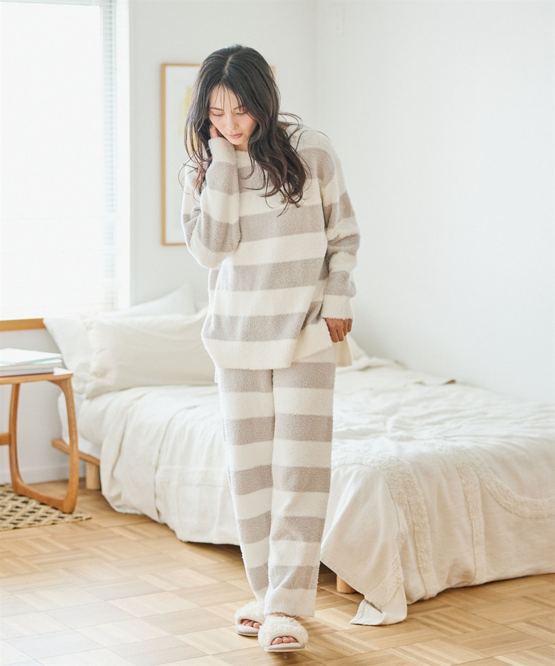 Life Style by cross marche 【LAFUKU/ラフク】もちふわマシュマロニットロングパンツ/ルームウェア（上下別売り）_sub_24