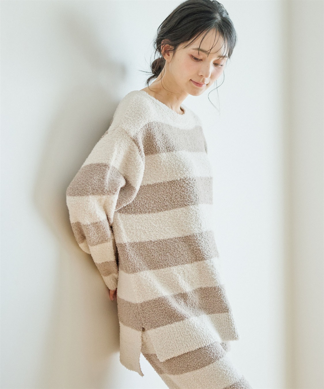 Life Style by cross marche 【LAFUKU/ラフク】もちふわマシュマロニットトップス/ルームウェア（上下別売り）_sub_2