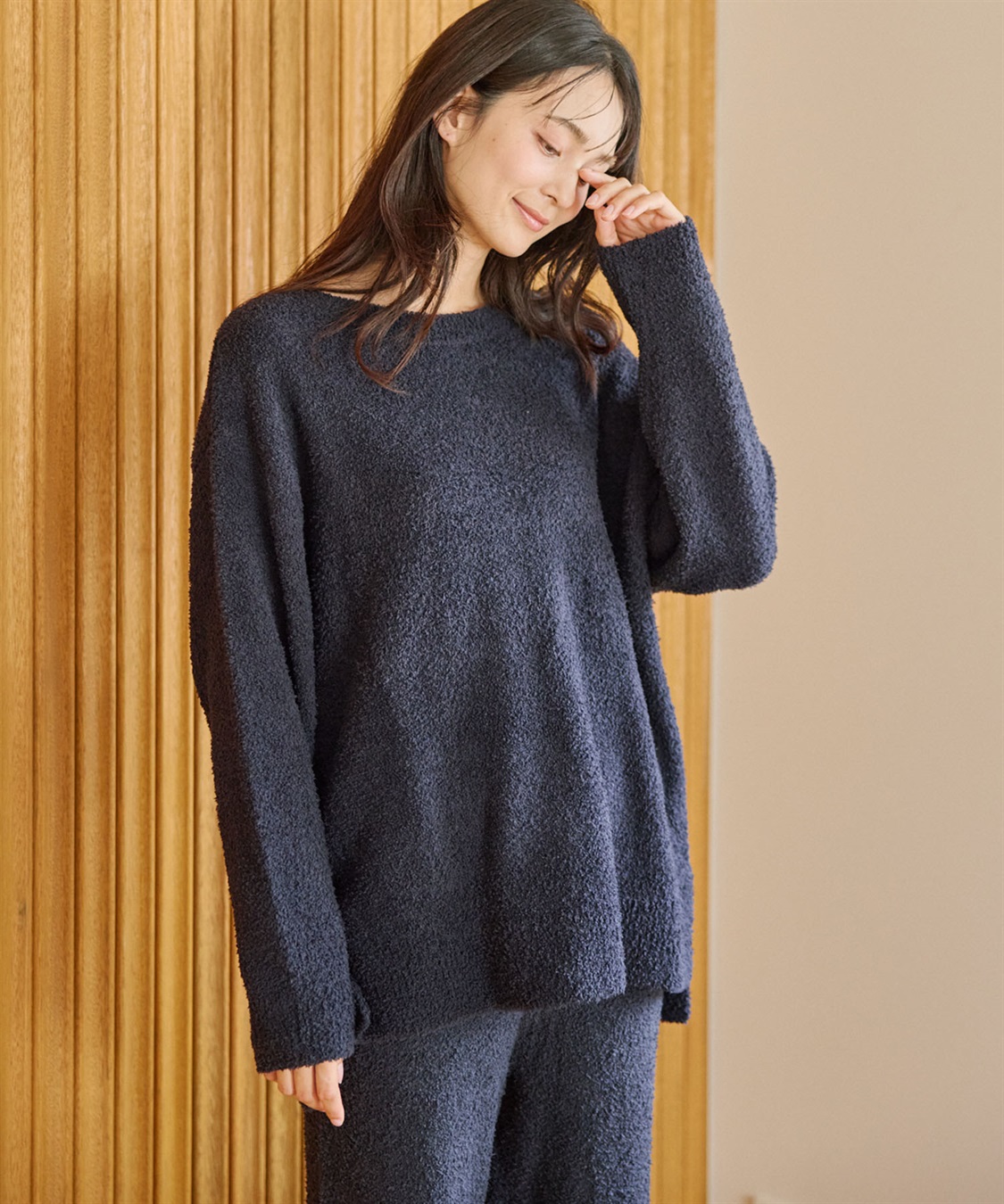 Life Style by cross marche 【LAFUKU/ラフク】もちふわマシュマロニットトップス/ルームウェア（上下別売り）_sub_3