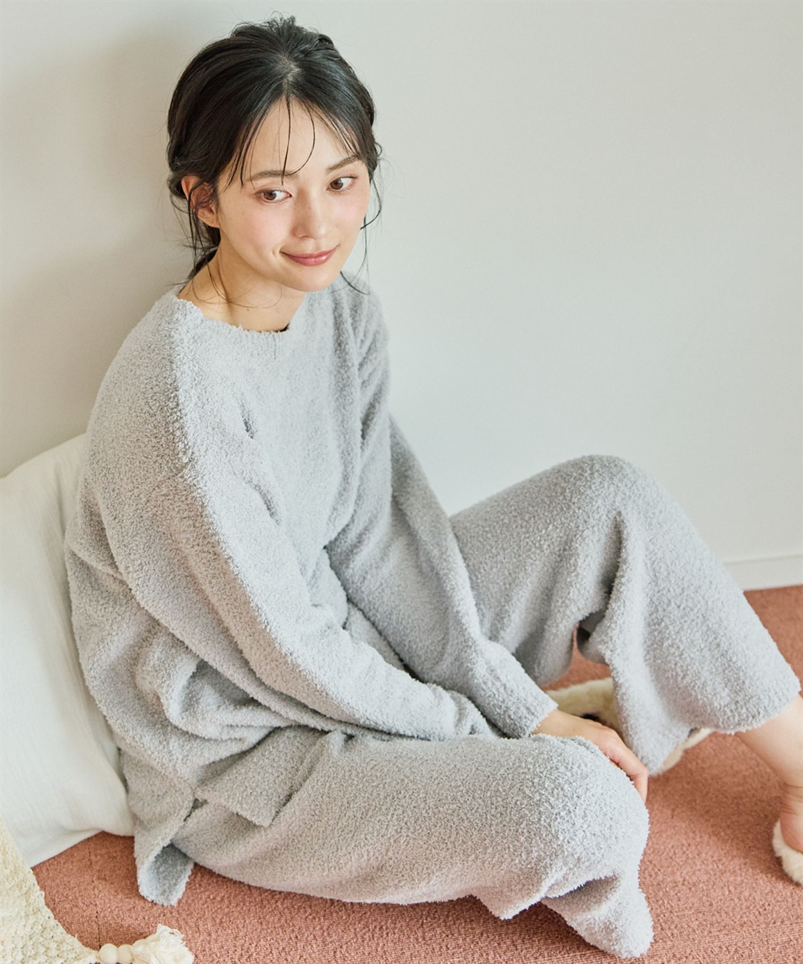 Life Style by cross marche 【LAFUKU/ラフク】もちふわマシュマロニットトップス/ルームウェア（上下別売り）_sub_7