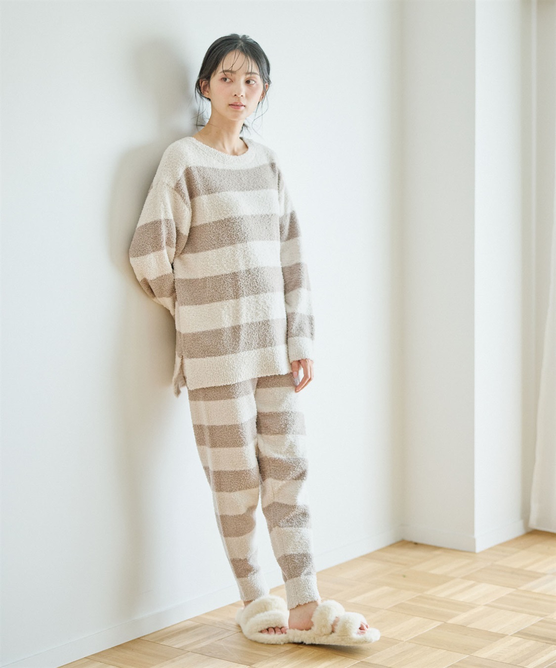 Life Style by cross marche 【LAFUKU/ラフク】もちふわマシュマロニットトップス/ルームウェア（上下別売り）_sub_21