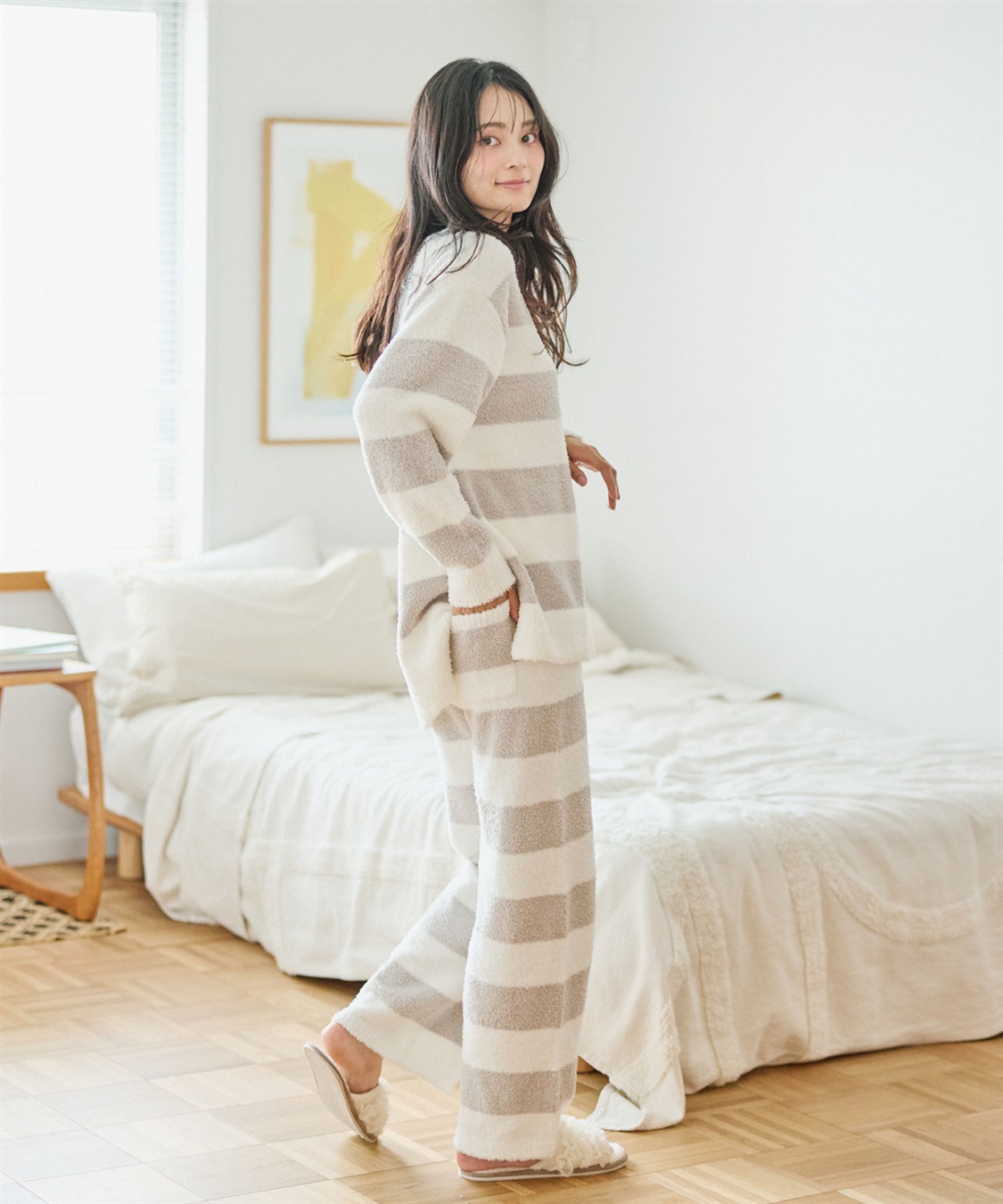 Life Style by cross marche 【LAFUKU/ラフク】もちふわマシュマロニットトップス/ルームウェア（上下別売り）_sub_25