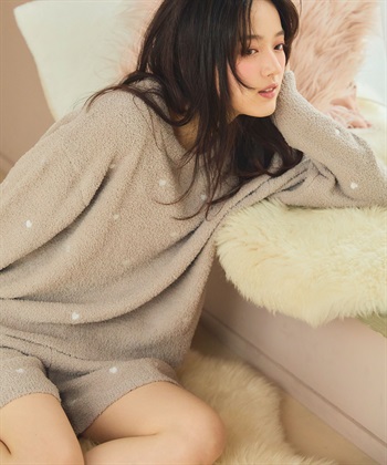 LAFUKU マシュマロニット ハートドット刺繍プルオーバー ルームウェア【LAFUKU/ラフク】※パンツ別売り_subthumb_5
